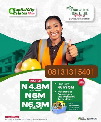 Plots of Affordable Land, Omagwa, Ikwerre, Rivers, Mixed-use Land for Sale