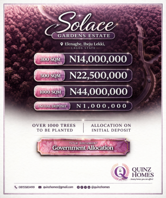 Premium Land, Solace Garden Estate, Ibeju Lekki, Lagos, Mixed-use Land for Sale