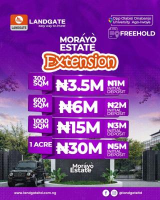 Morayo Estate, Opposite Olabisi Onabanjo University, Ago-iwoye Ogun State, Ijebu North, Ogun, Land for Sale