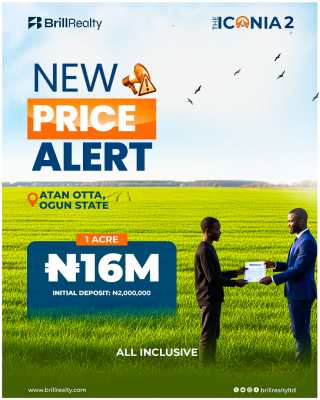 Affordable Plots of Residential Estate Land, The Iconia, Alapoti, Atan Ota, Ado-odo/ota, Ogun, Residential Land for Sale