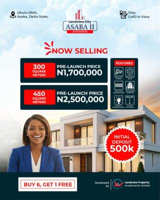 Buy 6 Plots, Get 1 Free Promo, Ubulu Okiti, Asaba, Delta, Residential Land for Sale