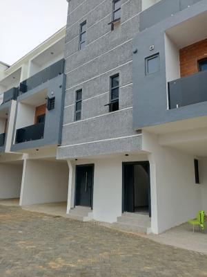 New Spacious 4bedroom Terrace with Bq 24/7 Light Access Coded Estate, Ologolo, Lekki, Lagos, Terraced Duplex for Rent
