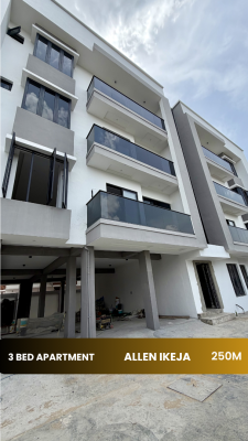 Investable  3 Bed Apartment with Bq and Elevator, Allen, Ikeja, Lagos, Flat / Apartment for Sale