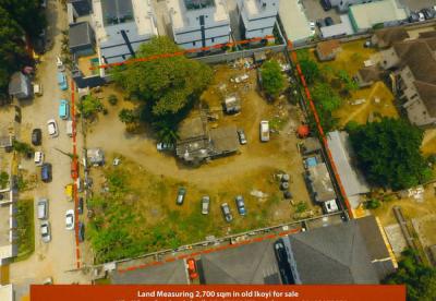 2700 Square Metres Land, Lugard Avenue, Old Ikoyi, Ikoyi, Lagos, Mixed-use Land for Sale