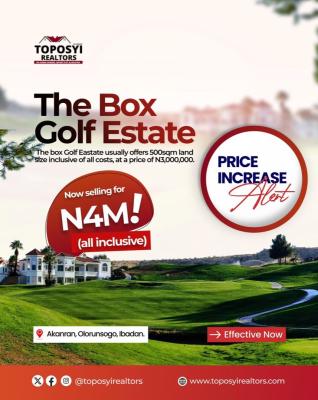 Box Golf Estate, Olorunsogo, Akanran, Ona Ara, Oyo, Residential Land for Sale