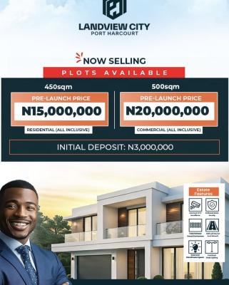 Developed Dry Land for Buy and Build, Landview City Located Near Port Harcourt International Airport, Rukpokwu, Port Harcourt, Rivers, Mixed-use Land for Sale