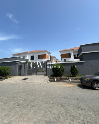 3 Bedroom Terrace with Bq, Agungi, Lekki, Lagos, Terraced Duplex for Rent