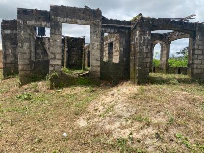 a Plot of Land with an Incomplete Three Bedroom Building, Uhie Community Benin/sapele Road, Ikpoba Okha, Edo, Detached Bungalow for Sale