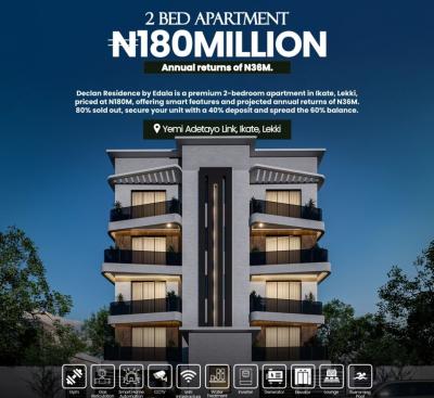 2 Bedroom Flat Offplan, Lekki Phase 1, Lekki, Lagos, Flat / Apartment for Sale