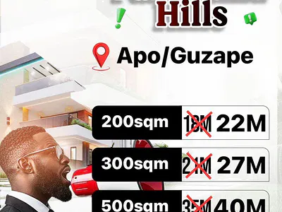 Land for 3 Bedroom Terrace Duplex