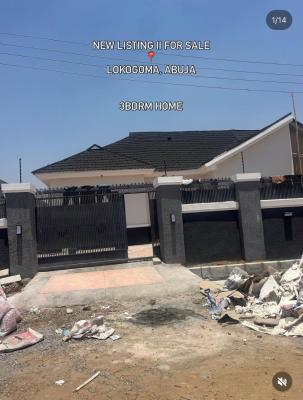 Three(3) Bedrooms Semi Detached Bungalow with No Bq, in an Estate Close to Sahara 4, Lokogoma District, Abuja, Semi-detached Bungalow for Sale