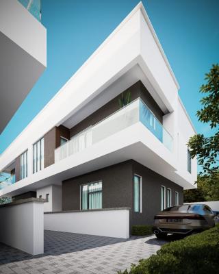 4bedroom Semi Detached Duplex + Bq with C of O, Brodny Luxury Villa Series Iii Located at Chois Gardens Abijo Gra, Abijo, Lekki, Lagos, Residential Land for Sale