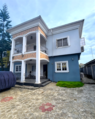 Well Built 6 Bedroom Duplex in a Secure Vicinity, Sars Road, Port Harcourt, Rivers, Detached Duplex for Sale