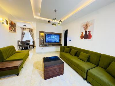 2-bedroom Furnished Apartment on 2nd Floor  with Gym, Salem Bus Stop, Ikate, Lekki, Lagos, House for Rent