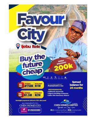 Affordable Full Plot of Land, Ijebu East, Ogun, Land for Sale