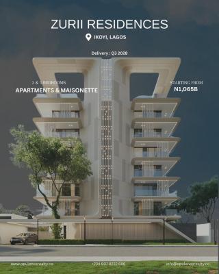 3 Bedrooms Apartment, Ikoyi, Lagos, Flat / Apartment for Sale