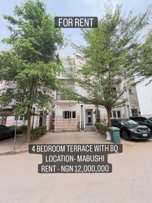 4 Bedroom Terrace Duplex with Bq, Mabushi Abuja, Mabushi, Abuja, Terraced Duplex for Rent