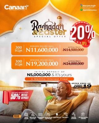 Affordable and Verified Dry Land with Instant Allocation, Canaan Estate Located Behind Beachwood Estate Bolorunpelu, Bogije, Ibeju Lekki, Lagos, Mixed-use Land for Sale