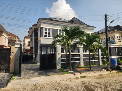 Spacious 5 Bedrooms Fully Detached Duplex with 2 Boys Quarters — Lekki, Lagos