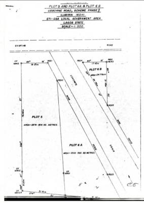 Joint Venture 4500sqm of Land, Osborne, Ikoyi, Lagos, Land Joint Venture
