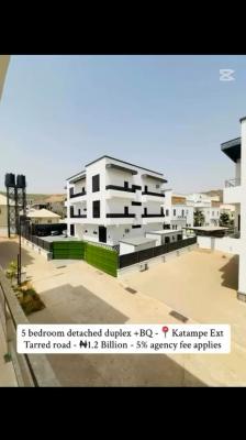 5 Bedroom Detached Duplex, Bq,, Katampe Extension, Katampe, Abuja, Detached Duplex for Sale
