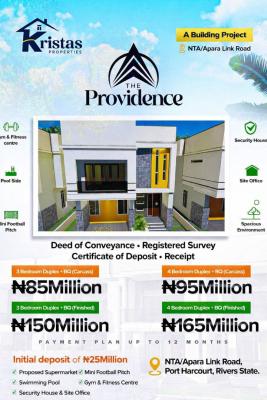 𝐓𝐡𝐞 𝐏𝐫𝐨𝐯𝐢𝐝𝐞𝐧𝐜𝐞 -- 𝐋𝐮𝐱𝐮𝐫𝐲 4 Bedroom Duplex, 𝐍𝐓𝐀/𝐀𝐩𝐚𝐫𝐚 𝐋𝐢𝐧𝐤 𝐑𝐨𝐚𝐝 𝐏𝐨𝐫𝐭𝐡𝐚𝐫𝐜𝐨𝐮𝐫𝐭, Port Harcourt, Rivers, Detached Duplex for Sale