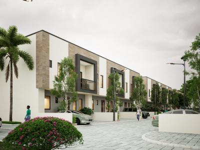 Ongoing Project of 2 Bedrooms Terrace House with Bq, Idera Scheme Ibejulekki, Lekki, Lagos, Terraced Duplex for Sale