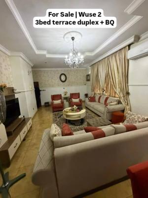 3 Bedroom Terrace Duplex with a Room Bq and Garage, Wuse 2, Abuja, Terraced Duplex for Sale