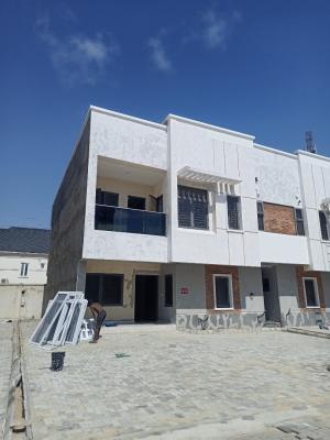 Newly Built 4 Bedroom Duplex with a Room Boys Quarter, in a Service Estate By Chevron Toll Gate, Lekki Phase 2, Lekki, Lagos, Terraced Duplex for Sale