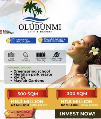 Affordable and Verified Dry Land with Instant Allocation, Olubumi C of O Located Behind Greenspring School Lewu, Awoyaya, Ibeju Lekki, Lagos, Mixed-use Land for Sale
