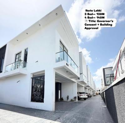 Lovely 4 Bedroom Terrace Duplex with Bq, Ikota, Ikota, Lekki, Lagos, Terraced Duplex for Sale