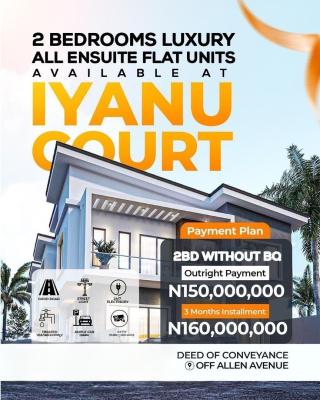 Luxury 2 Bedroom Apartment in a Well-facilitated Estate, Iyanu Court, Allen, Ikeja, Lagos, Block of Flats for Sale