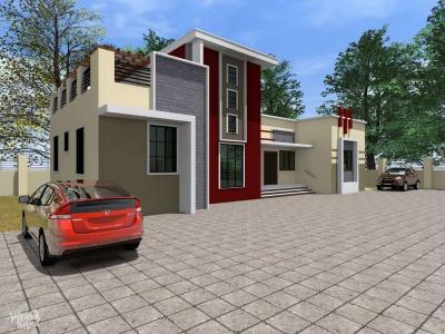 Luxury 6 Bedroom Bungalow + Penthouse with Bq Behind River Park Estate, By Seaman Estate, Lugbe District, Abuja, Detached Bungalow for Sale