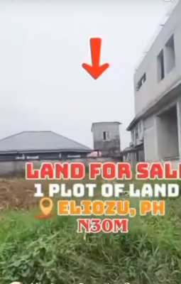 Distress One Plot of Land with Federal Light, Eliozu Portharcourt Rivers State, Port Harcourt, Rivers, Mixed-use Land for Sale