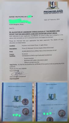 Terrace Plot, Promiseland Phase 2, Lugbe District, Abuja, Residential Land for Sale