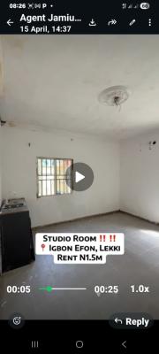 Room Self, Igboefon, Lekki, Lagos, Lekki, Lagos, Self Contain (single Rooms) for Rent
