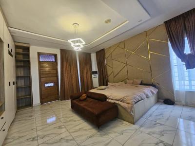 Luxury Sharp Master Bedroom with Balcony Tv Console, Oral Estate  ,a Well Secured Estate . Clean Water, Lekki, Lagos, Self Contain (single Rooms) for Rent