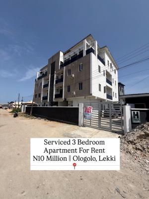 3 Bedroom Apartment with En-suite Rooms, Ologolo, Lekki, Lagos, Flat / Apartment for Rent