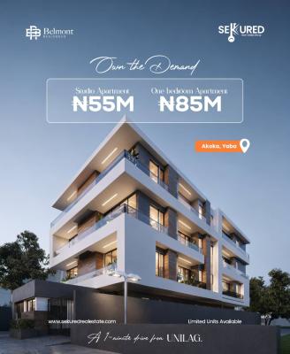 High Return Investment Opportunity 1 Bedroom Apartment Offplan, Akoka, Yaba, Lagos, Flat / Apartment for Sale