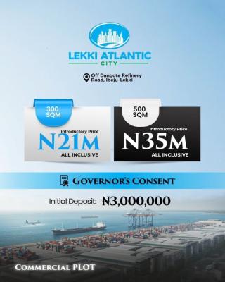 Strategic Commercial Plots in a Fast-growing Coastal Estate, Lekki Atlantic City / Off Dangote Refinery Road (commercial Plots), Ibeju Lekki, Lagos, Commercial Land for Sale