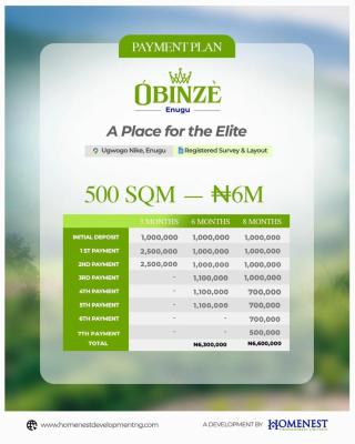 Government Allocated C of O, Obinze, Enugu, Enugu, Mixed-use Land for Sale