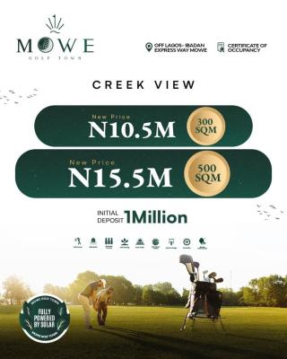 Residential, Commercial and Lakefront Plots in a Premium Estate, Mowe Golf Town / Off Lagos-ibadan Expressway, Mowe Ofada, Ogun, Mixed-use Land for Sale
