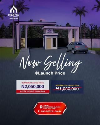 Affordable Residential Plots in a Modern Gated Estate, Metro City Estate / Ago Iwoye, Ijebu North, Ogun, Residential Land for Sale