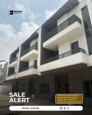 Brand New 4 Bedroom Semi-finished Terrace Duplex, Mabushi, Abuja, Terraced Duplex for Sale