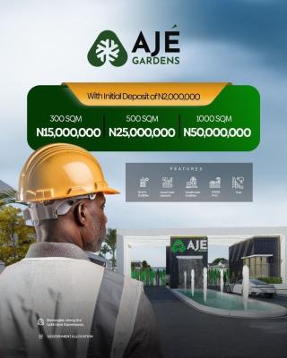 Affordable Residential Plots in a Heritage-inspired Modern Estate, Ajé Gardens, Eleranigbe, Ibeju Lekki, Lagos, Residential Land for Sale