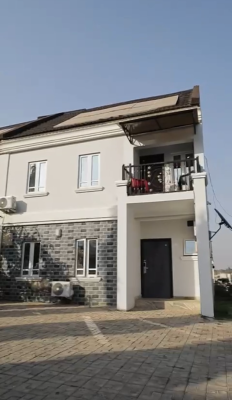 Furnished 3 Bedroom Duplex with Bq, By Cedar Crest, Apo, Abuja, Semi-detached Duplex for Rent