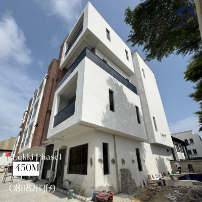 Spacious 3  Bedroom Maisonette  Duplex with a Bq, Lekki Phase 1, Lekki, Lagos, Detached Duplex for Sale