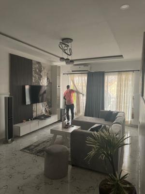 Luxury Furnished 2 Bedroom Flat Upstairs with 24 Hours Power Supply, Balcony, Ikate, Lekki, Lagos, Flat / Apartment for Rent