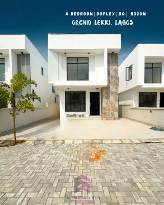 Newly Built 4 Bedroom Fully Detached Duplex, Orchid Road Lekki Lagos, Lekki, Lagos, Detached Duplex for Sale