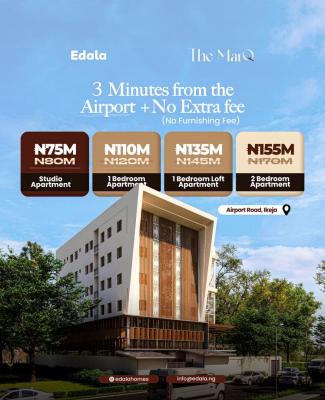 The Marq Ikeja: Own an Apartment Near The Airport That Pays You Back, 3 Minutes to The Airport, Ikeja, Lagos, Flat / Apartment for Sale
